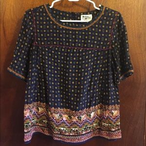 Embroidered Swing Top